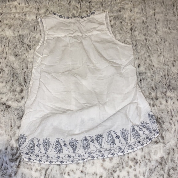 Fat Face UK White Daisy Embroidered Cami | #6 The Cassie Cami | 4 - Picture 10 of 11